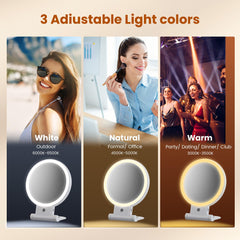 Miroir tubbede mode triple pour un éclairage adapté à chaque tâche