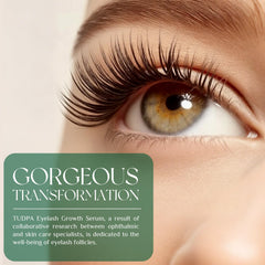 Sérum Tudpa Cils Applicateur-Doux: application précise sur la base des cils.