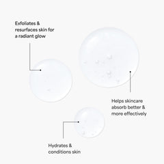 Tonique TULA Secret Solution – flacon translucide montrant l’action probiotiques pour l’équilibre cutané.