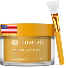 Bouteille du masque TUMERI argile curcuma prête à l'emploi pour votre routine beauté