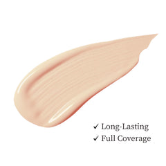 Finition mate satinée du Tunbot Concealer Foundation pour un teint durable.