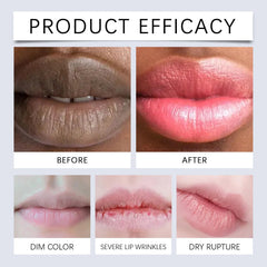 Lip Lightening Balm TUOSHITONG, texture crème onctueuse pour hydrater durablement les lèvres.