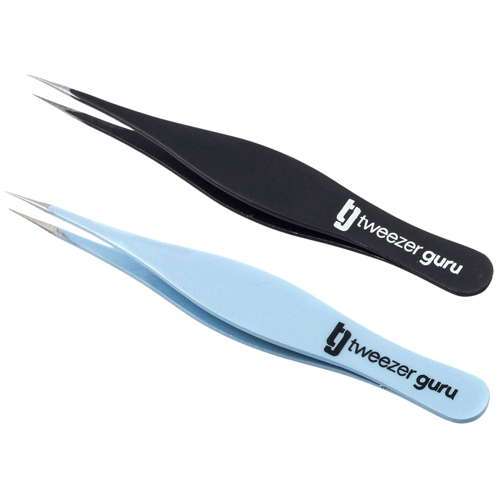 TWEEZER GURU aiguilles pointues pour épilation précise des sourcils.