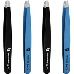 TWEEZER GURU pince-sourcils inclinée offre une précision nette et un tirage fiable.