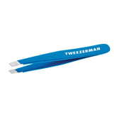 Tweezerman Mini Slant Bleue Bahama, pince-sourcils précise en déplacement