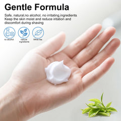Twoworld crème de rasage voyage, format miniature idéal pour hôtels et déplacements.