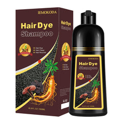 TYAYW chatain clair shampoing 3 en 1, couleur naturelle durable.