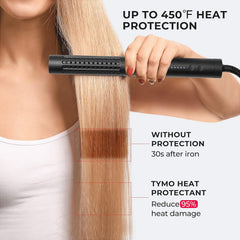 TYMO gouttes argan: application facile pour cheveux doux et soignés.