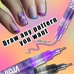 TYYVV stylo art ongles motifs points et lignes faciles.