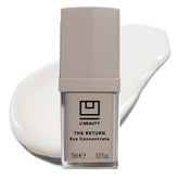U Beauty Return Eye Concentrate bouteille élégante pour une application ciblée et hydratante