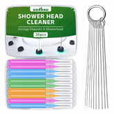 Ensemble nettoyage UADBAU pour pomme de douche, brosse et embouts.