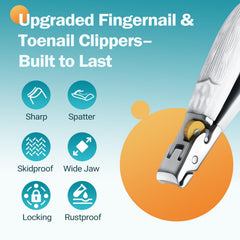 UANRNA coupe-ongles: machoire-large ideale pour ongles epais