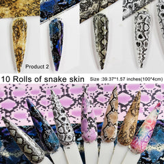 UARUOGP feuille transfert ongles fleurs-imprime pour designs floraux éclatants.