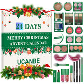 Calendrier UCANBE dévoilant 24 surprises maquillage quotidiennes pour explorer le look.