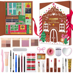 UCANBE calendrier avent maquillage 24 jours: cadeau festif et pratique.