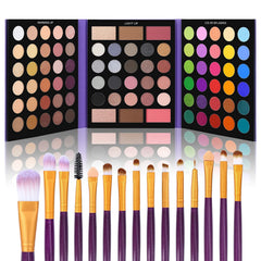 UCANBE Palete Yeux 86 couleurs nude pour des regards naturels et intenses.
