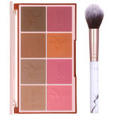 UCANBE palette-blush-8-couleurs-matte offre un teint naturel et durable.