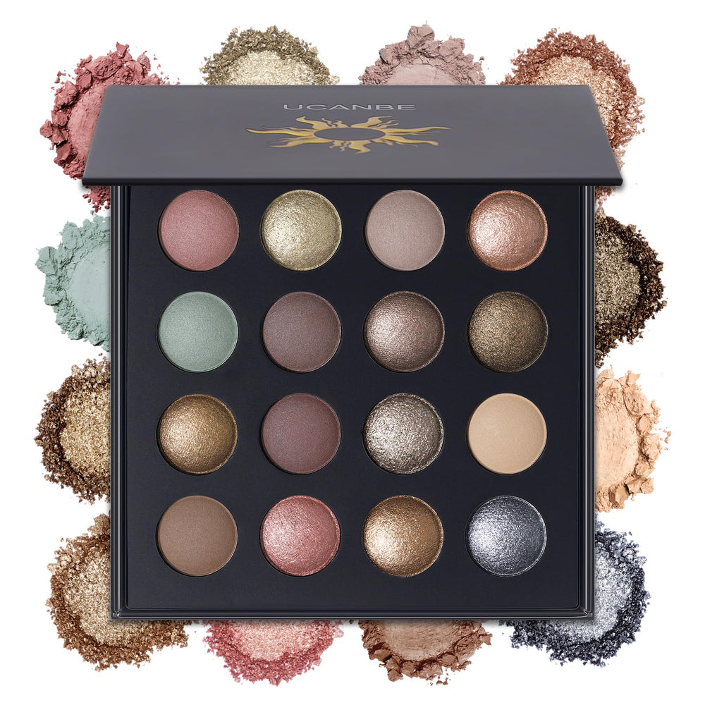 Palette UCANBE : 16 ombres cachees pour looks neutres et sophistiqués.