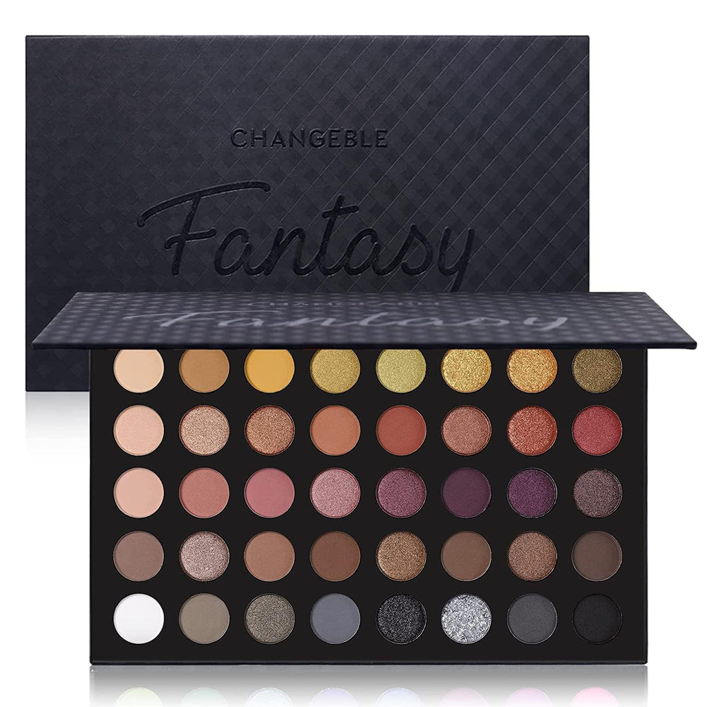 UCANBE palette yeux neutres 40 teintes pour looks naturels et polyvalents