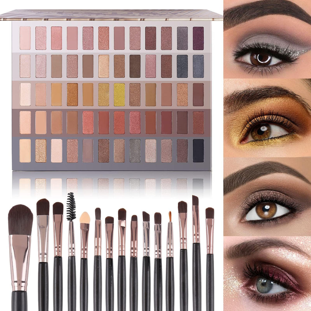 Palette UCANBE 60 couleurs pour regards nude et fume au quotidien