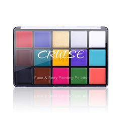 UCANBE Palettes huile visage et corps—15 couleurs pour des looks intenses et durables