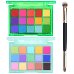 Palette UCANBE colorées à 15 teintes pour des looks estivaux variés et faciles.