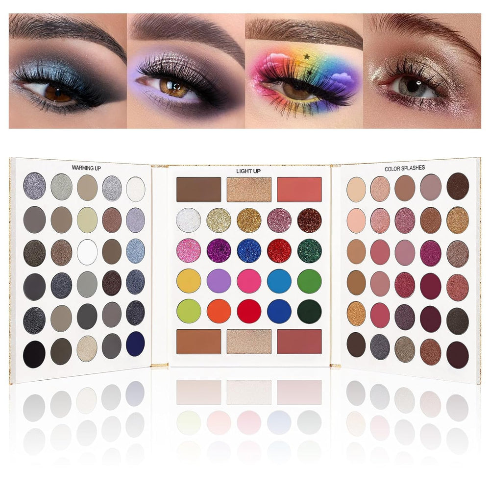 Palette UCANBE 86 couleurs pour des regards polyvalents du quotidien à la soirée.