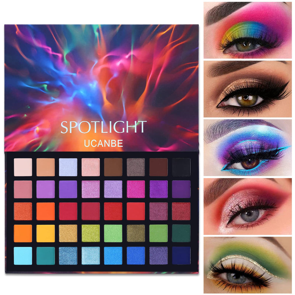 UCANBE Spotlight Palette montre 40 couleurs pour tous les regards
