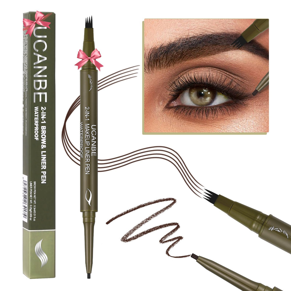 UCANBE stylo sourcils 4-pointes pour des poils réalistes et naturels