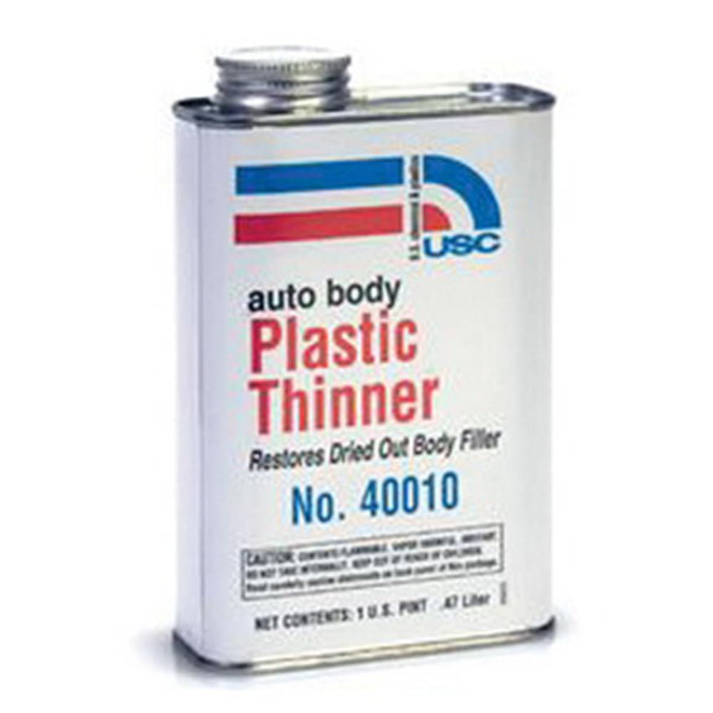 UCS auto body plastic thinner honey bottle pour improves spreadability and flexibility