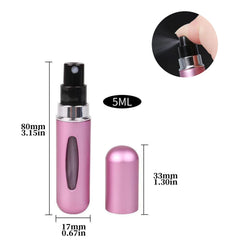 Ucubwfu flacon spray 5 ml avec fenêtre transparente, visibilité rapide du niveau.