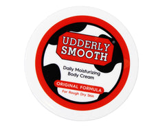 udderly-smooth crème-corps-application-quotidienne, peau nourrie.