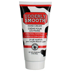 Udderly Smooth crème mains pompe, application précise et sensation légère non grasse.