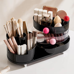 Rangement UFORU à 3 niveaux pour maquillage et bijoux afin d'optimiser l'espace.