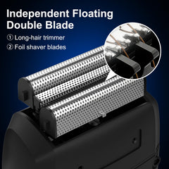 Têtes trimmer à double flottation Ufree pour un rasage doux