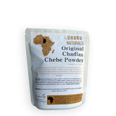 Uhuru Naturals Poudre Chebe Chad : flacon nourrissant pour cheveux.