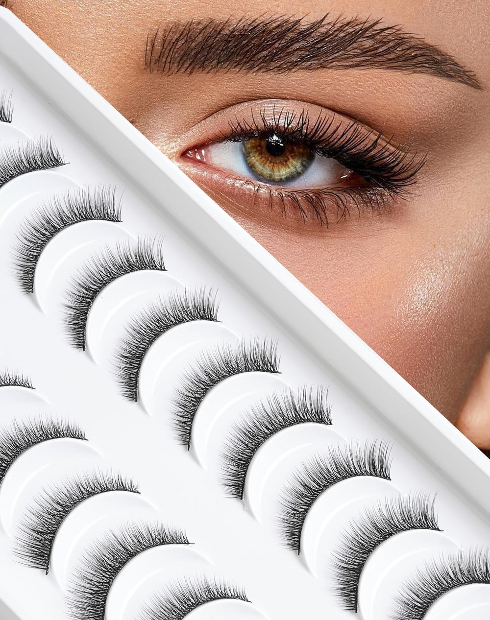 Cils Ukrizi, bande fine, rendu naturel et confort quotidien.