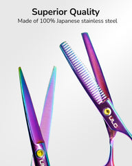ULG amincissement dents 30 dents pour texturiser les mèches sans abîmer les pointes.