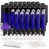 ULG – Bouteille roll-on 10ml cobalt bleu, protection UV pour huiles essentielles.