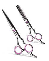 ULG ciseaux-coiffure 6,5 pouces rose pour une coupe précise.