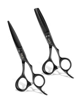 Ciseaux ULG de coupe en noir mat pour des finitions professionnelles à domicile