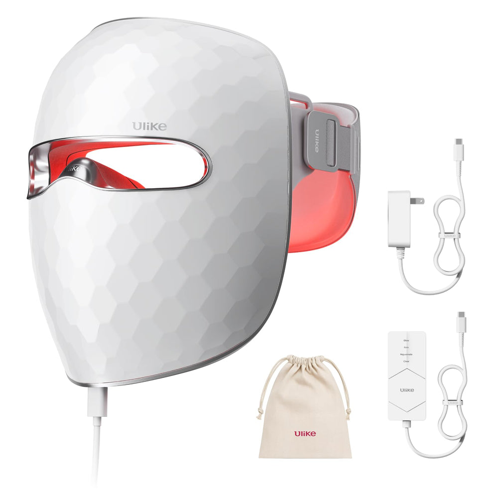 Ulike ReGlow masque-visage-led : couverture 360° pour diffusion lumineuse uniforme.