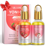 ulluxe huile yoni équilibre-bouteille : hydratation profonde et confort intime.