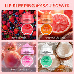 Masque lèvres ulluxe pêche: douceur veloutée.