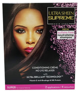 Ultra Sheen Supreme Défrisant Crème: application facile pour cheveux grossiers.