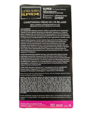 Ultra Sheen Supreme Défrisant Emballage: présentation pratique pour une utilisation facile.