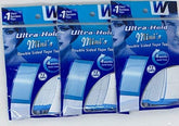 Ultrahold Mini Tabs Tape emballage montrant les bandes adhésives, maintien sûr et durable.