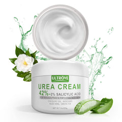 Ultrove Crème Urée 42% et 2% salicylique — emballage pratique pour usage quotidien