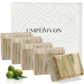 Umpeimvon savon huile d'olive nature barre, hydratation douce pour peau sensible.