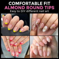 UNA GELLA: boîte d’ongles pressés à poser, pratique pour les retouches.